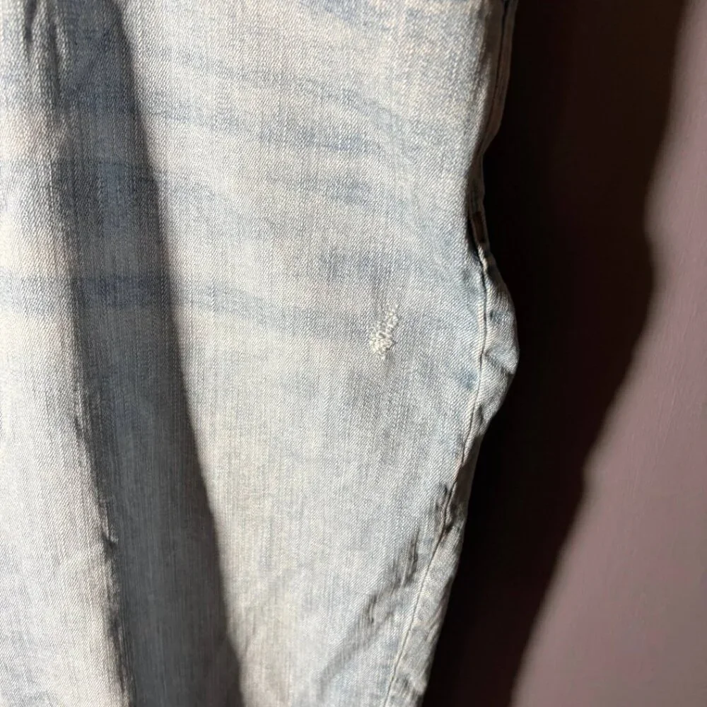 🎭 3/$20 Madewell High Rise Skinny Jeans 9” Light Wash Blue Womens 22W Plus Size - Picture 8 of 8